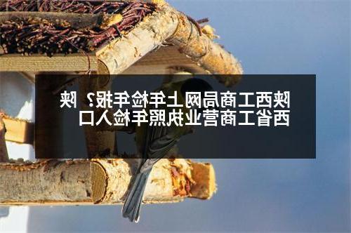 陕西工商局网上年检年报？陕西省工商营业执照年检入口